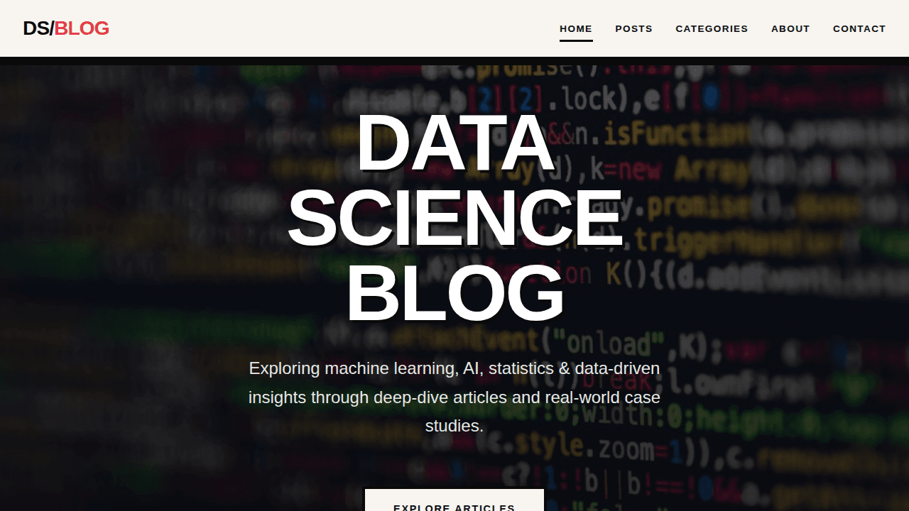 Data Science Blog