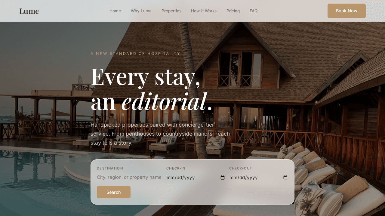 Lume Luxury Stays