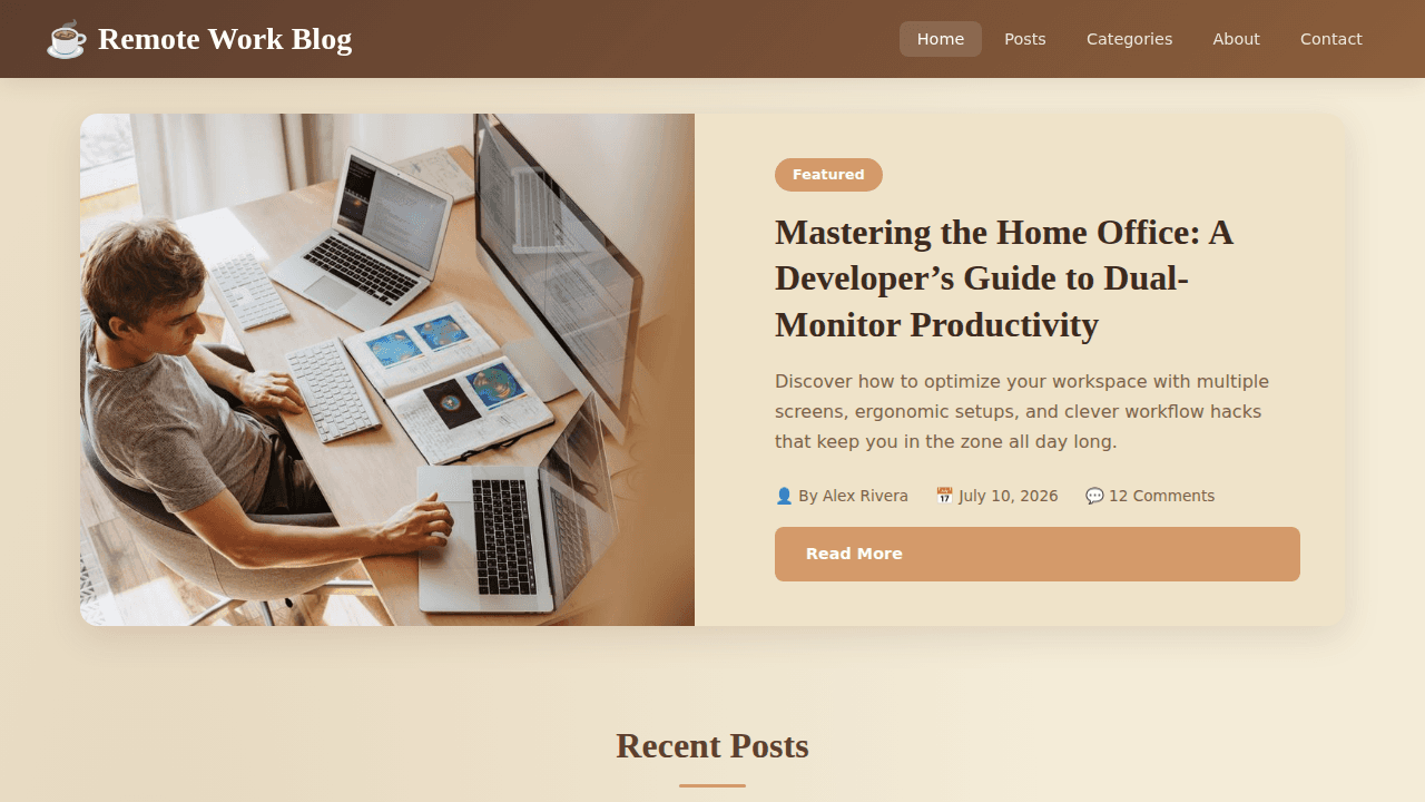 Remote Work Blog