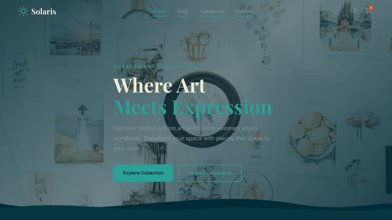 Art & Prints E-commerce