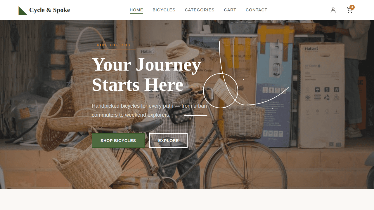 Bicycle Shop E-commerce
