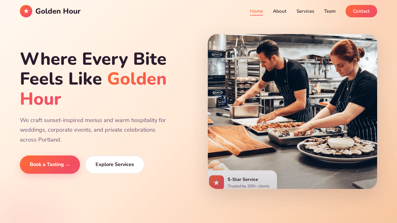 Catering Services Business