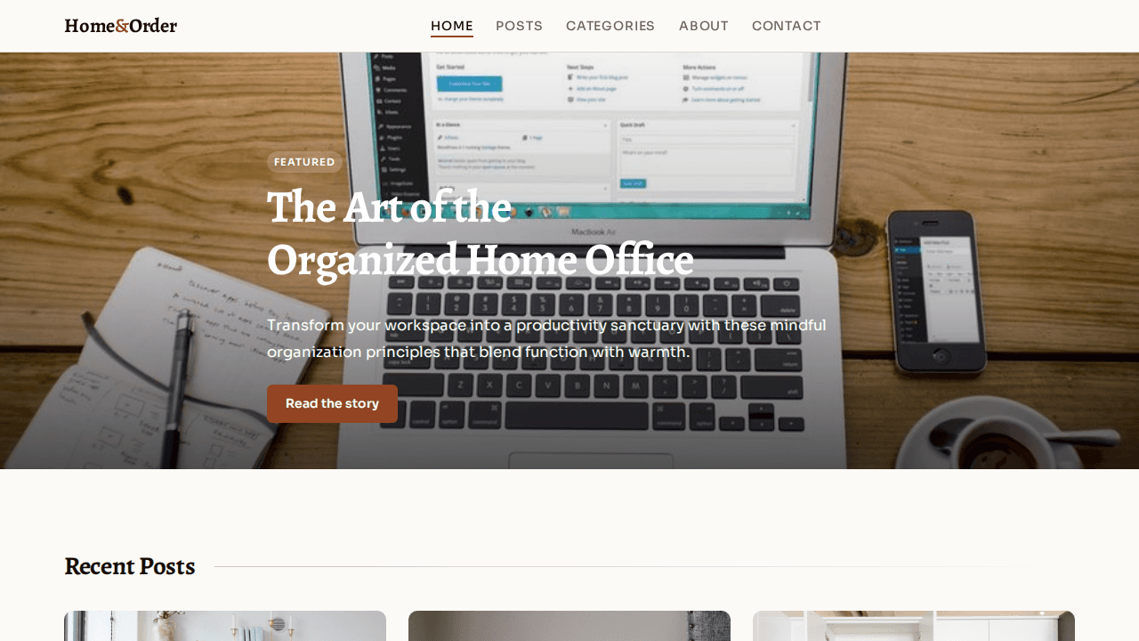 Home Organization Blog