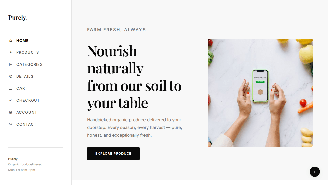 Organic Food E-commerce