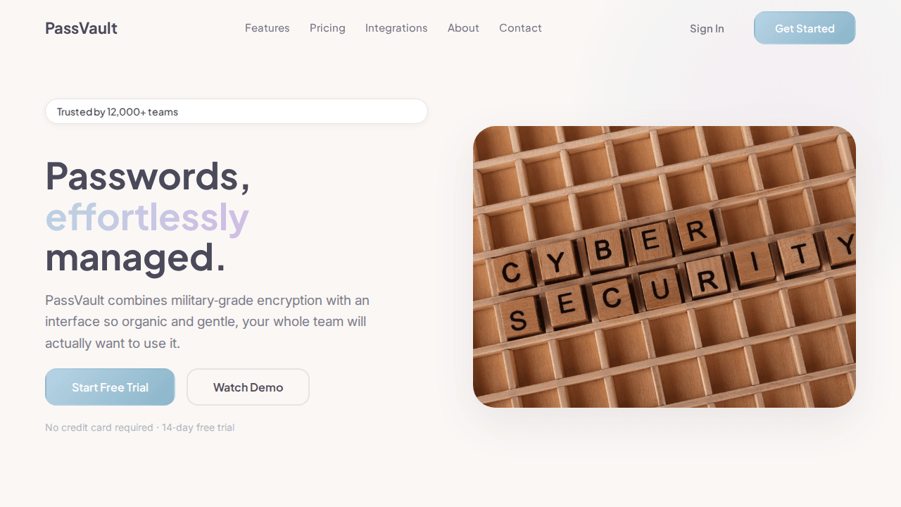 Password Manager SaaS