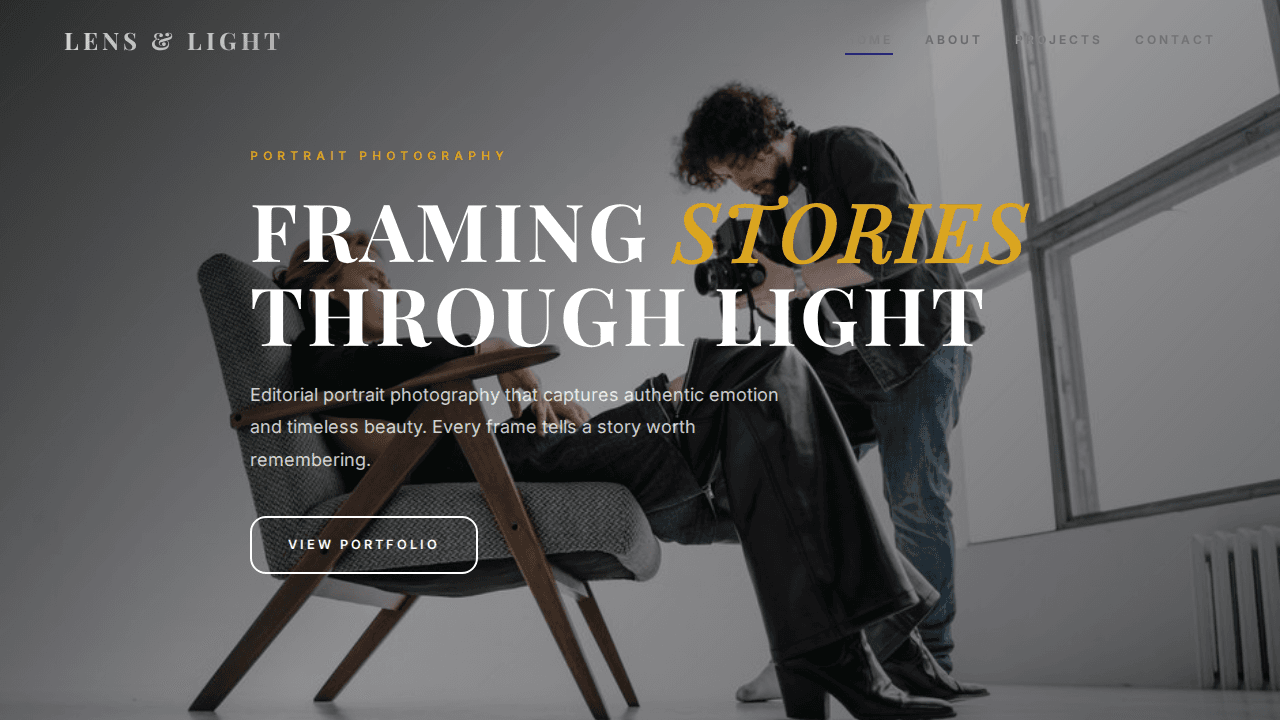 Portrait Photographer Portfolio
