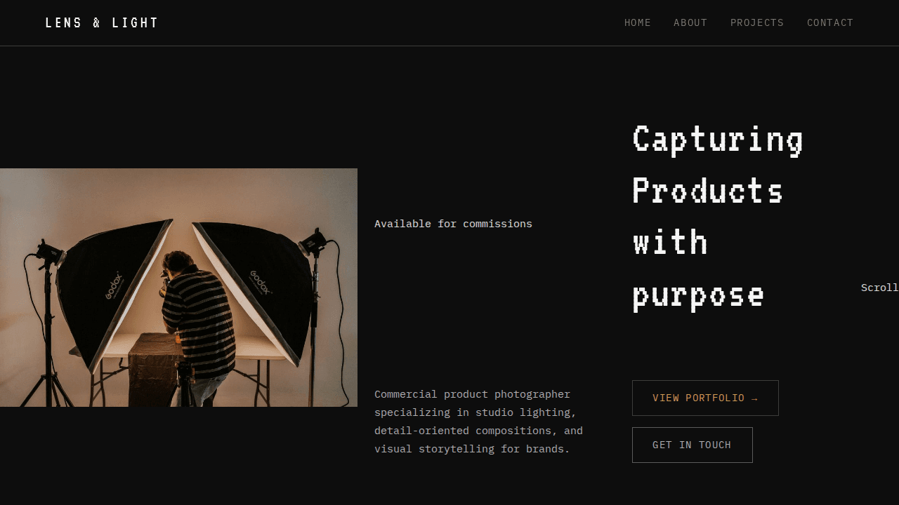 Product Photographer Portfolio