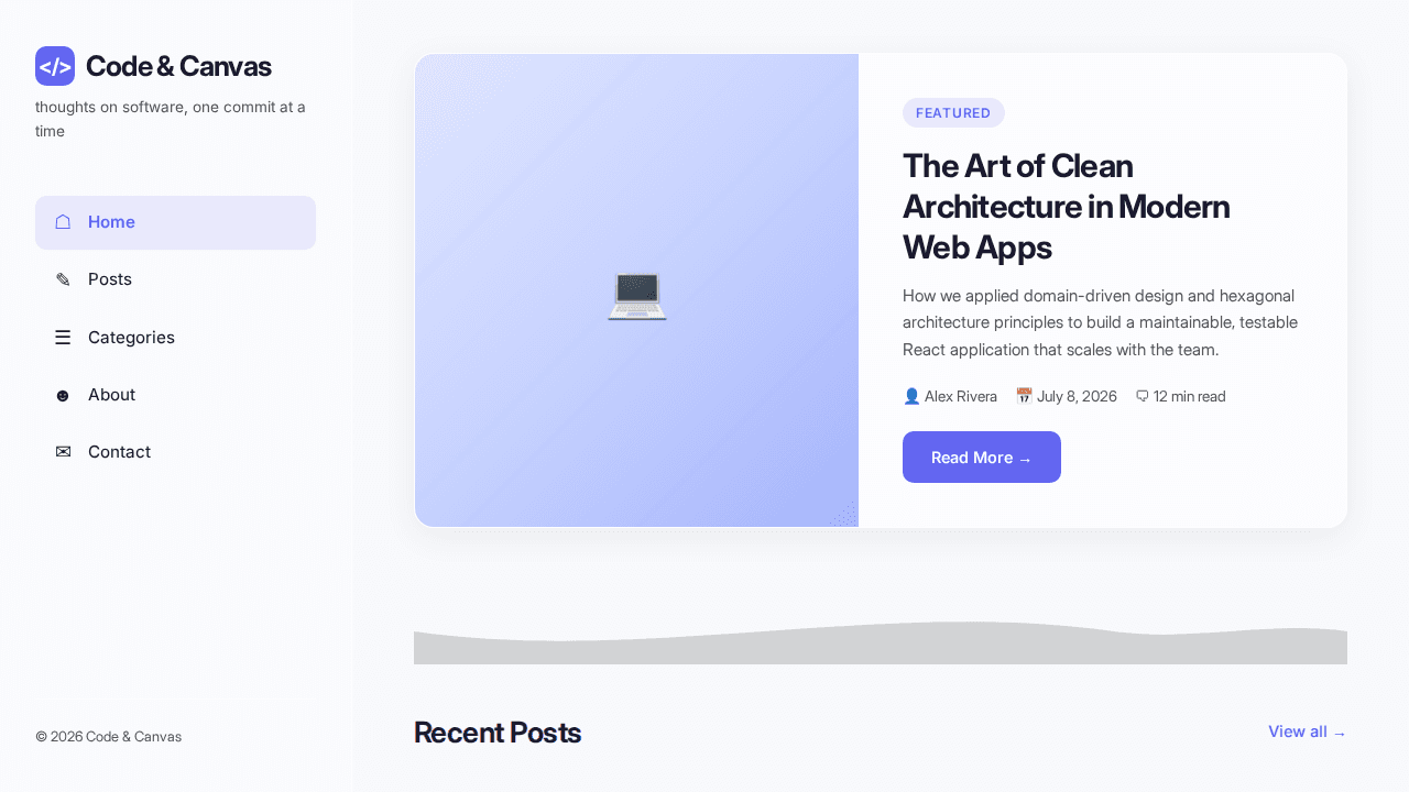 Software Development Blog