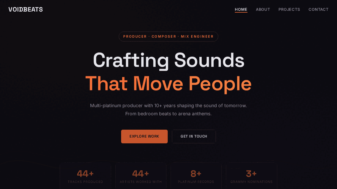 Voidbeats Music Portfolio