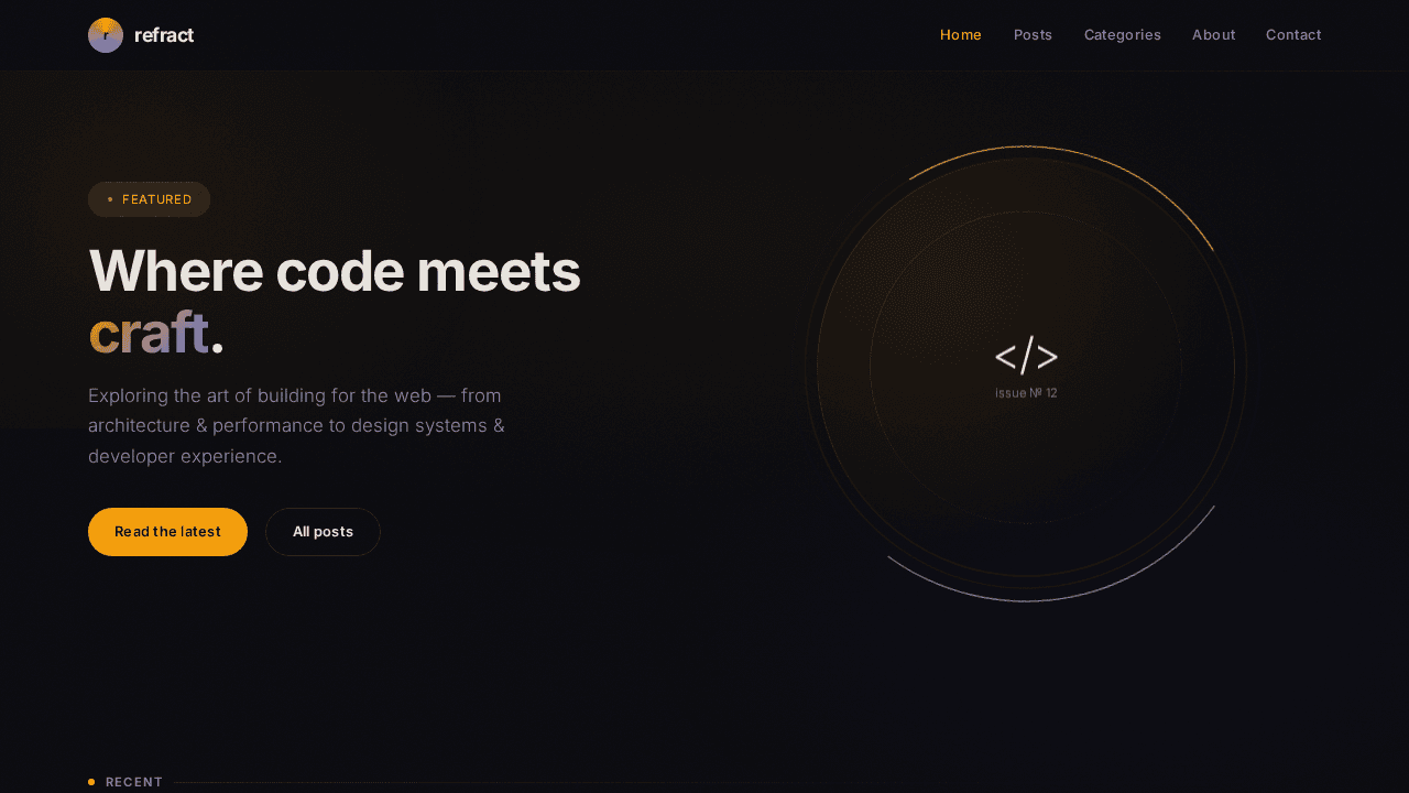 Web Development Blog